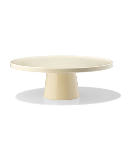Tortenplatte ⌀ 28 cm, KNAP, New Bone China, Gelb - 9650320 - HEMA