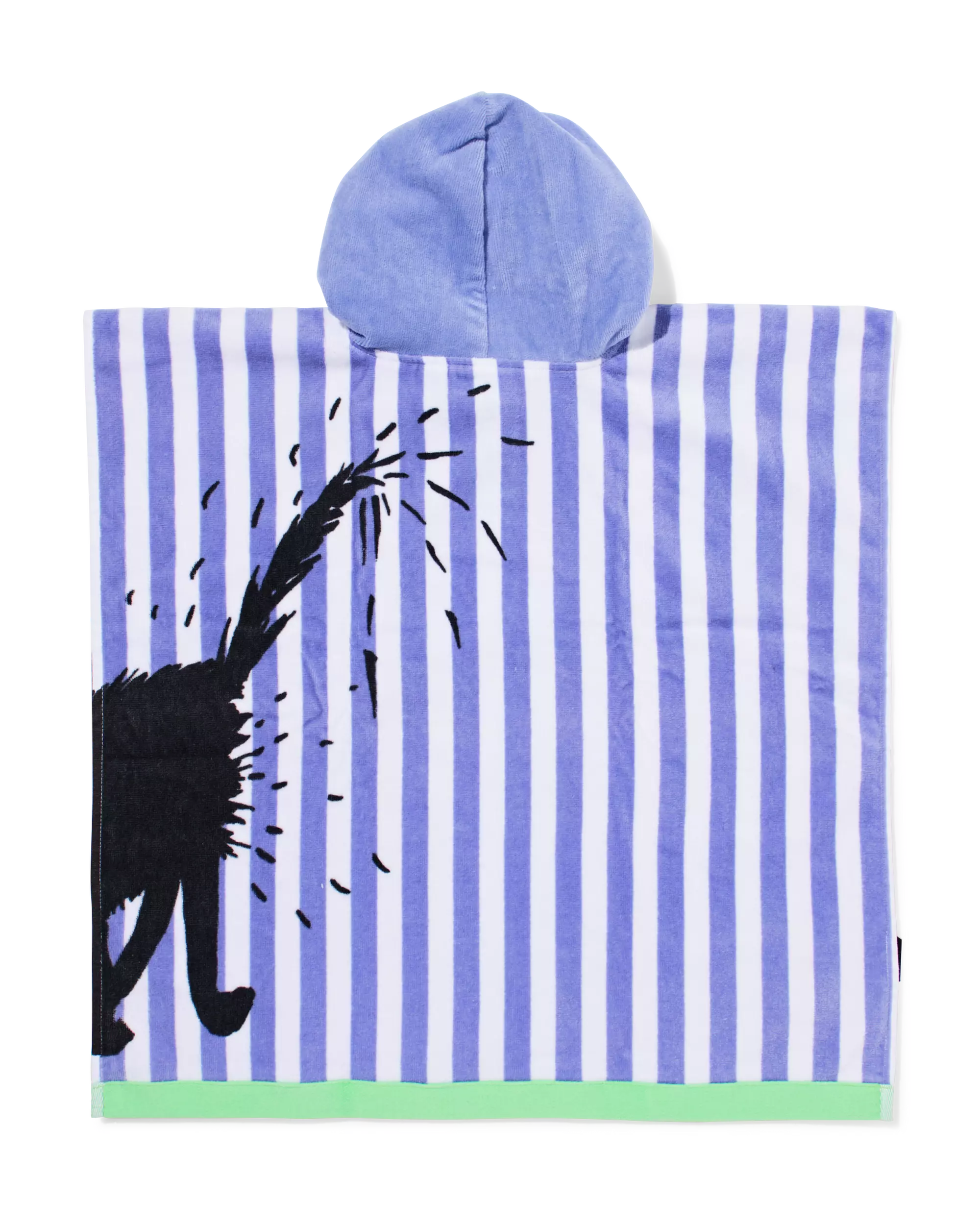 poncho de plage enfant 60 x 60 cm Siepie velours