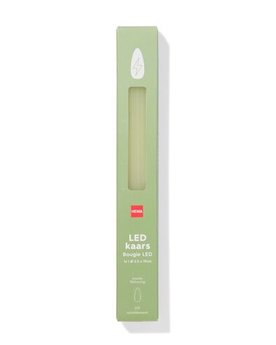 led huishoudkaars ⌀2.3x20cm lichtgroen - 13550137 - HEMA