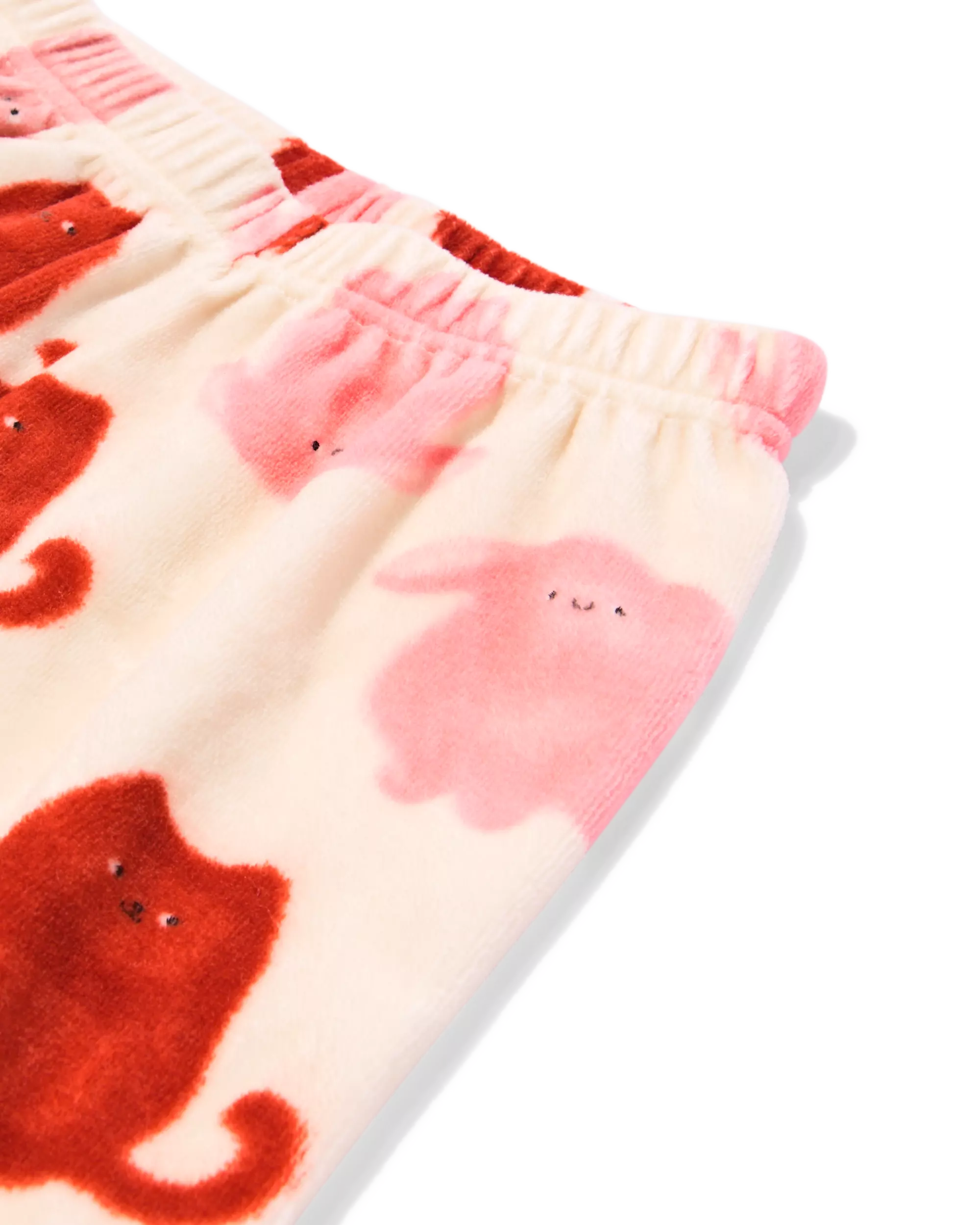 Kinderpyjama Samt Tiere