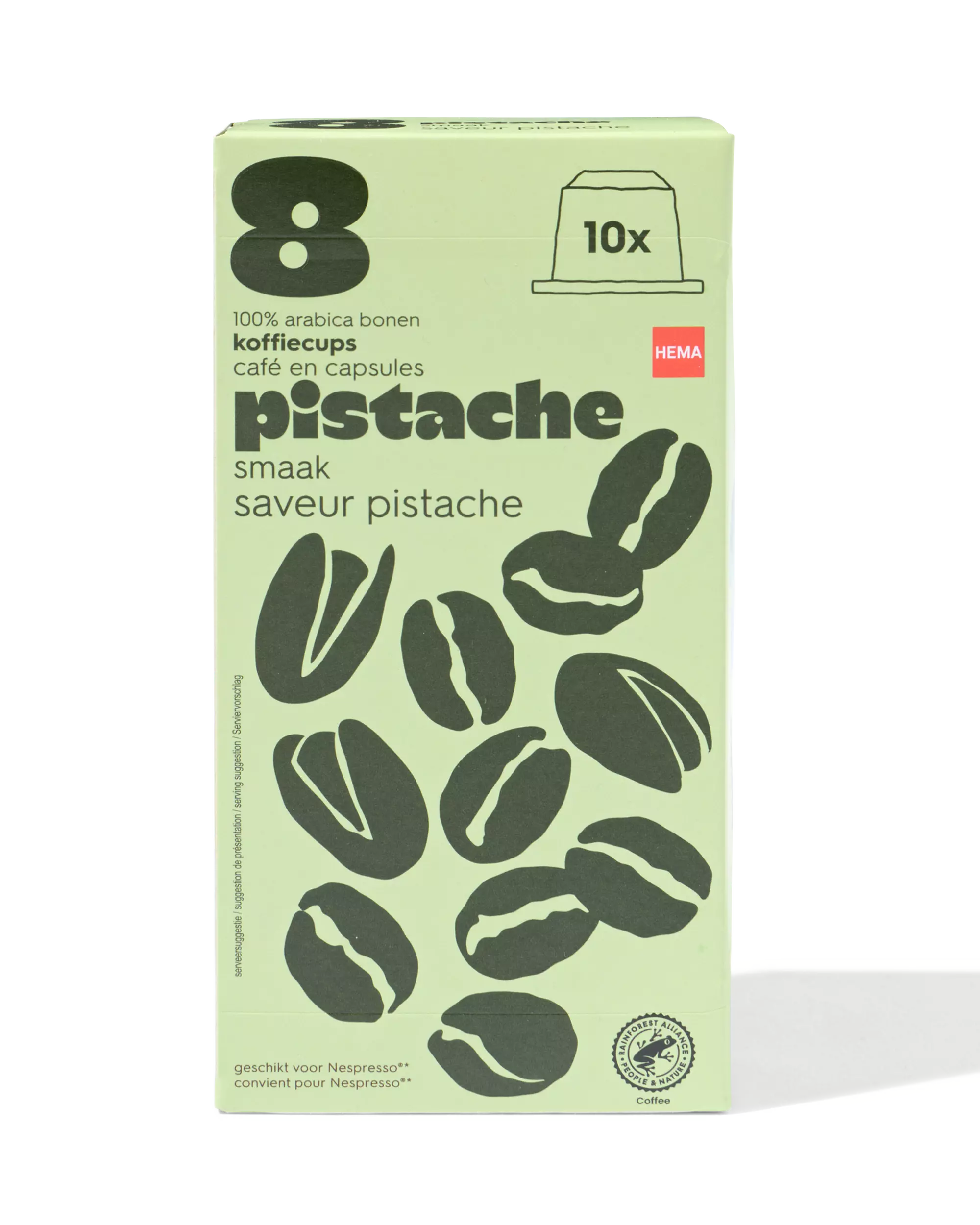 Capsules de café pistache - 10 pièces