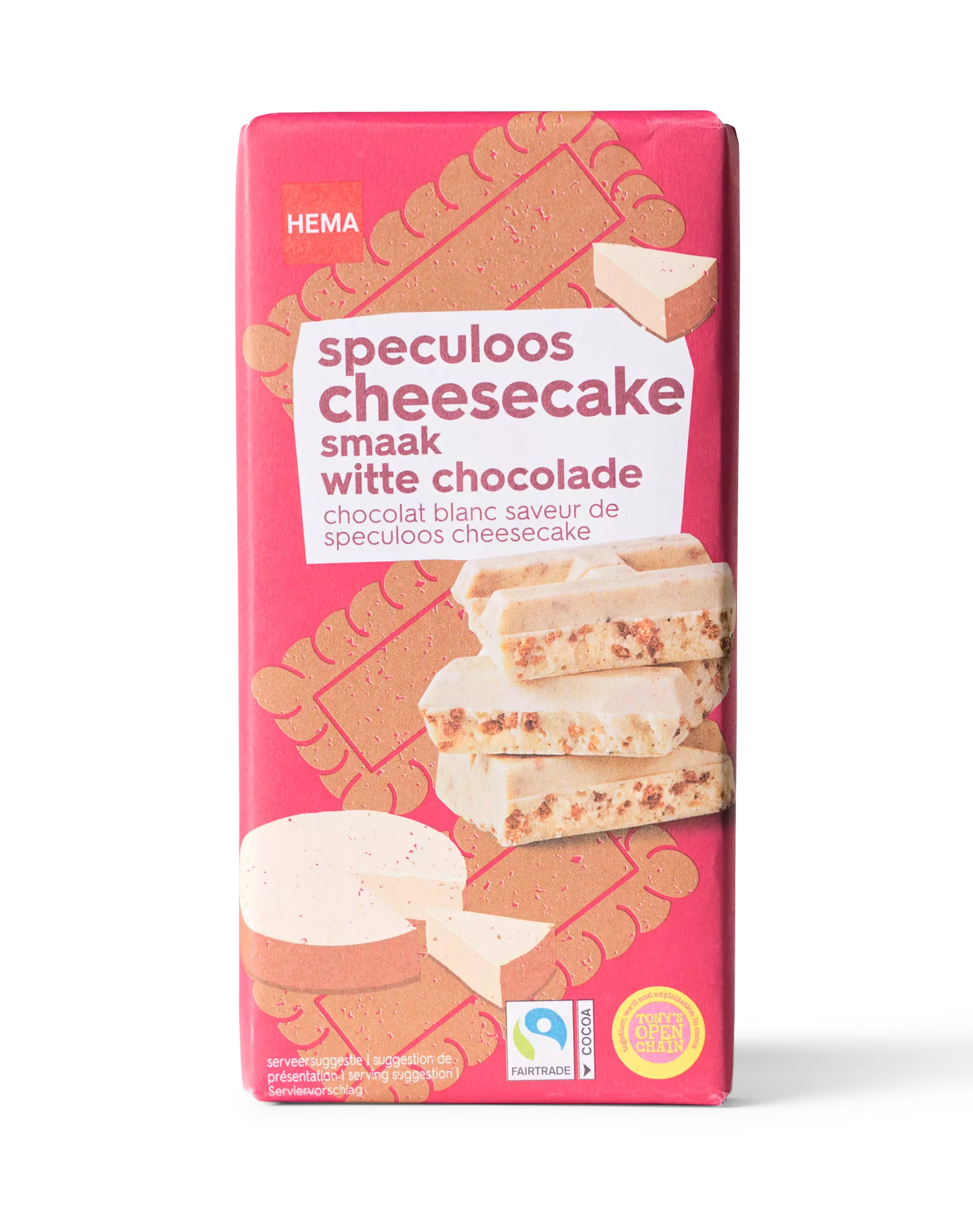 tablette de chocolat blanc spéculoos cheesecake 180 g