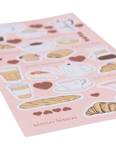 Stickerb&ouml;gen Kaffee und Fr&uuml;hst&uuml;ck &ndash; 3 St&uuml;ck - 14102031 - HEMA