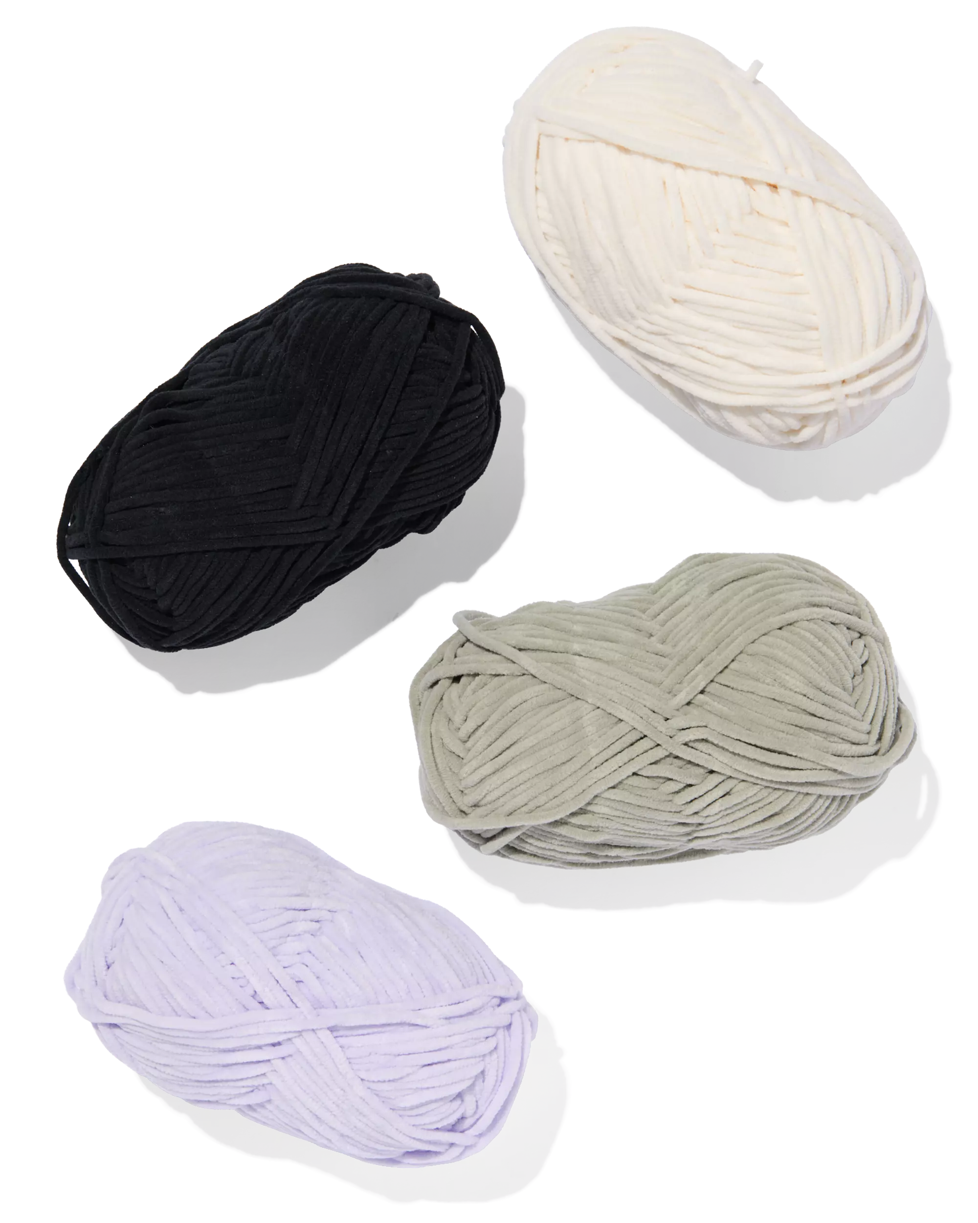 fil chenille noir 100g 110m