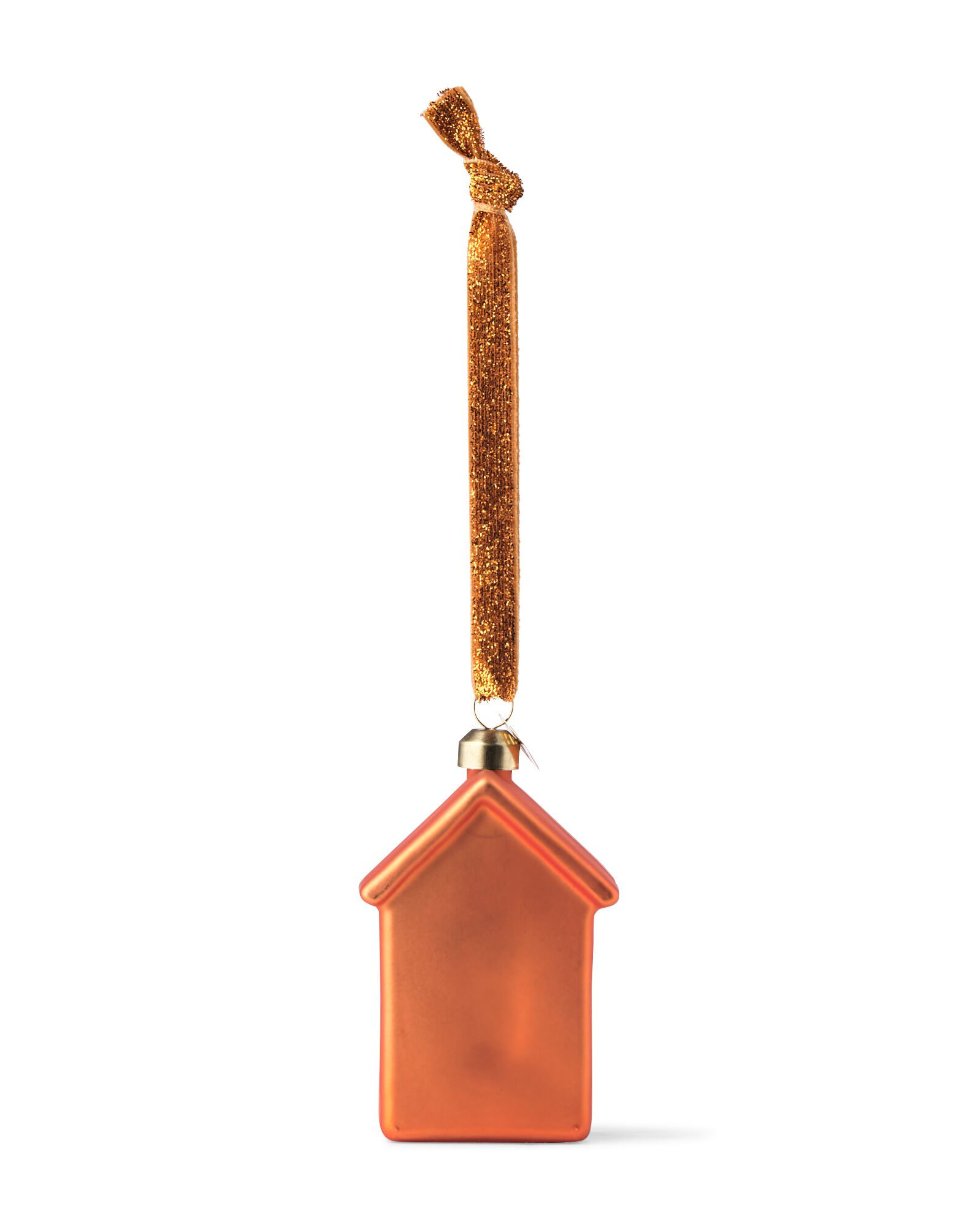 kersthanger 8.7cm glas huisje  - 25102153 - HEMA