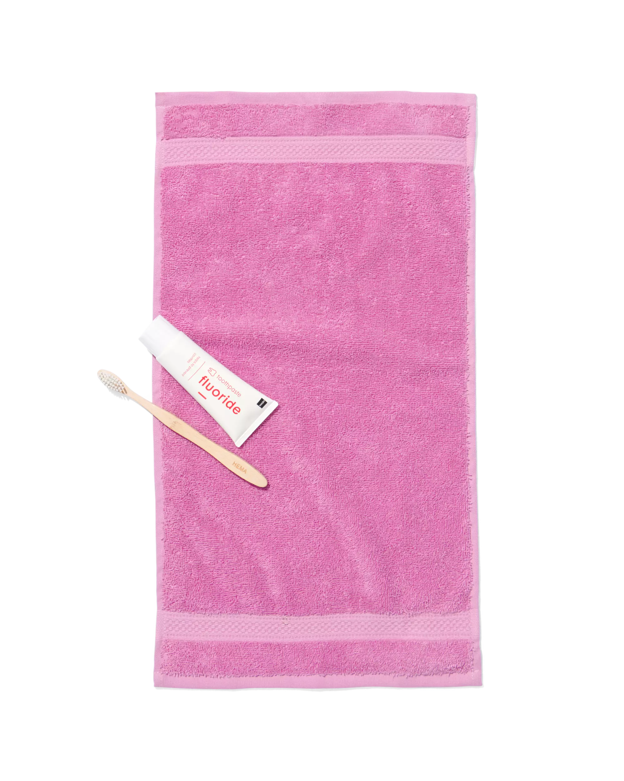 gastendoek 33x50 zware kwaliteit violet roze