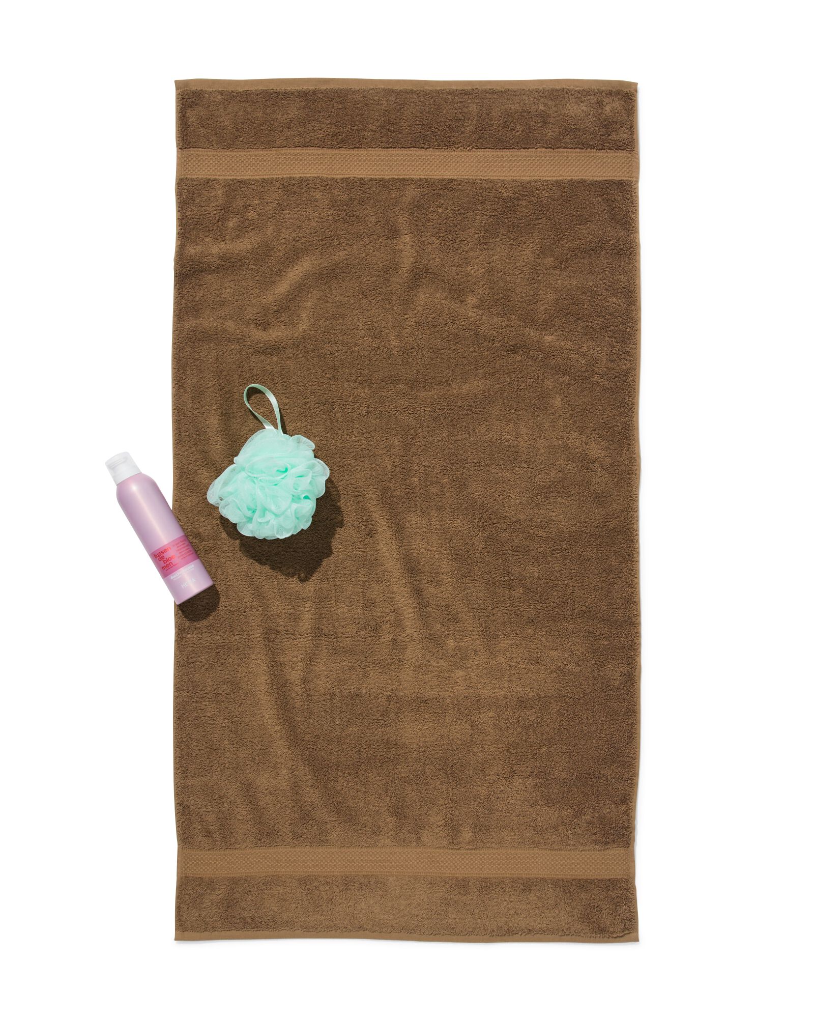 serviette 60x110 cm qualit&eacute; sup&eacute;rieure marron moyen marron moyen serviette 60 x 110 - 5200291 - HEMA