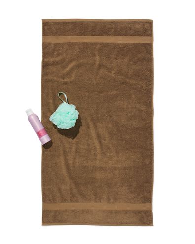 serviette 60x110 cm qualit&eacute; sup&eacute;rieure marron moyen marron moyen serviette 60 x 110 - 5200291 - HEMA