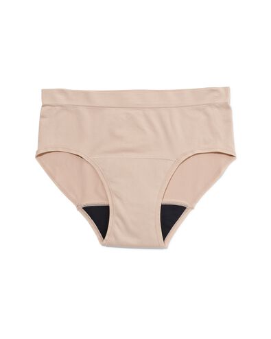 menstruatiehipster naadloos lichte absorptie beige - 19638730BEIGE - HEMA