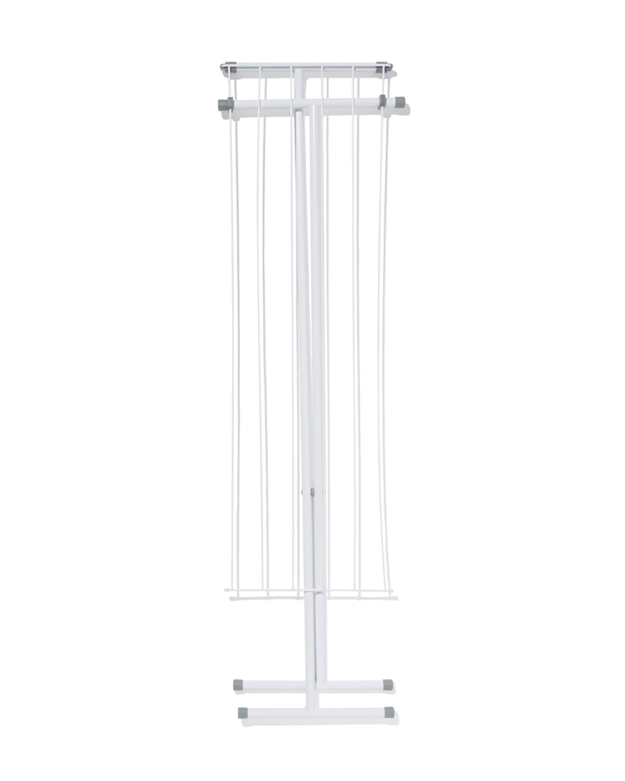Wäscheständer 111 x 32 cm, schmal, Metall weiß