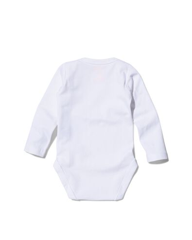 body &ndash; coton biologique stretch - 2 pi&egrave;ces blanc 50/56 - 33355111 - HEMA