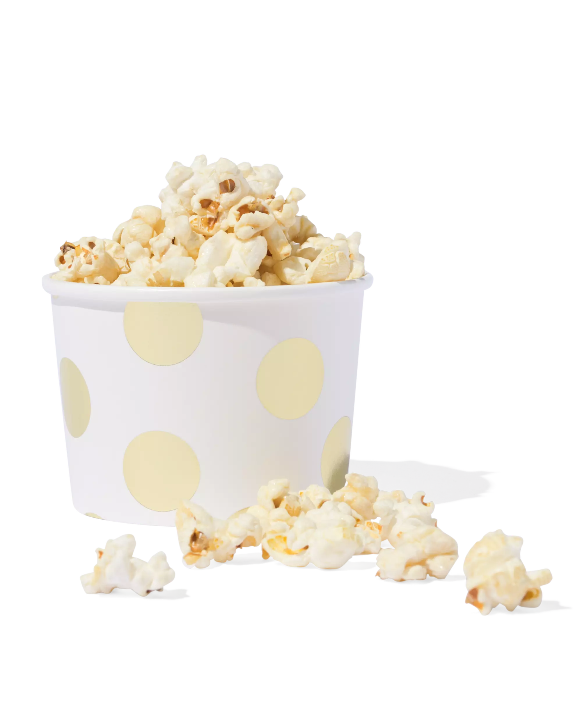 papieren bakjes gouden stip - 4 stuks