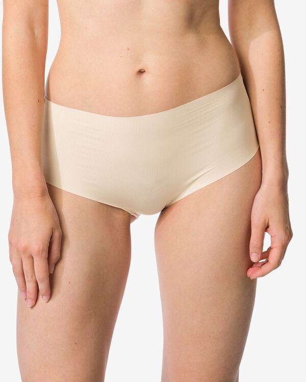 dames tailleslip micro rib ultimate comfort naturel naturel - 19602635NATURAL - HEMA