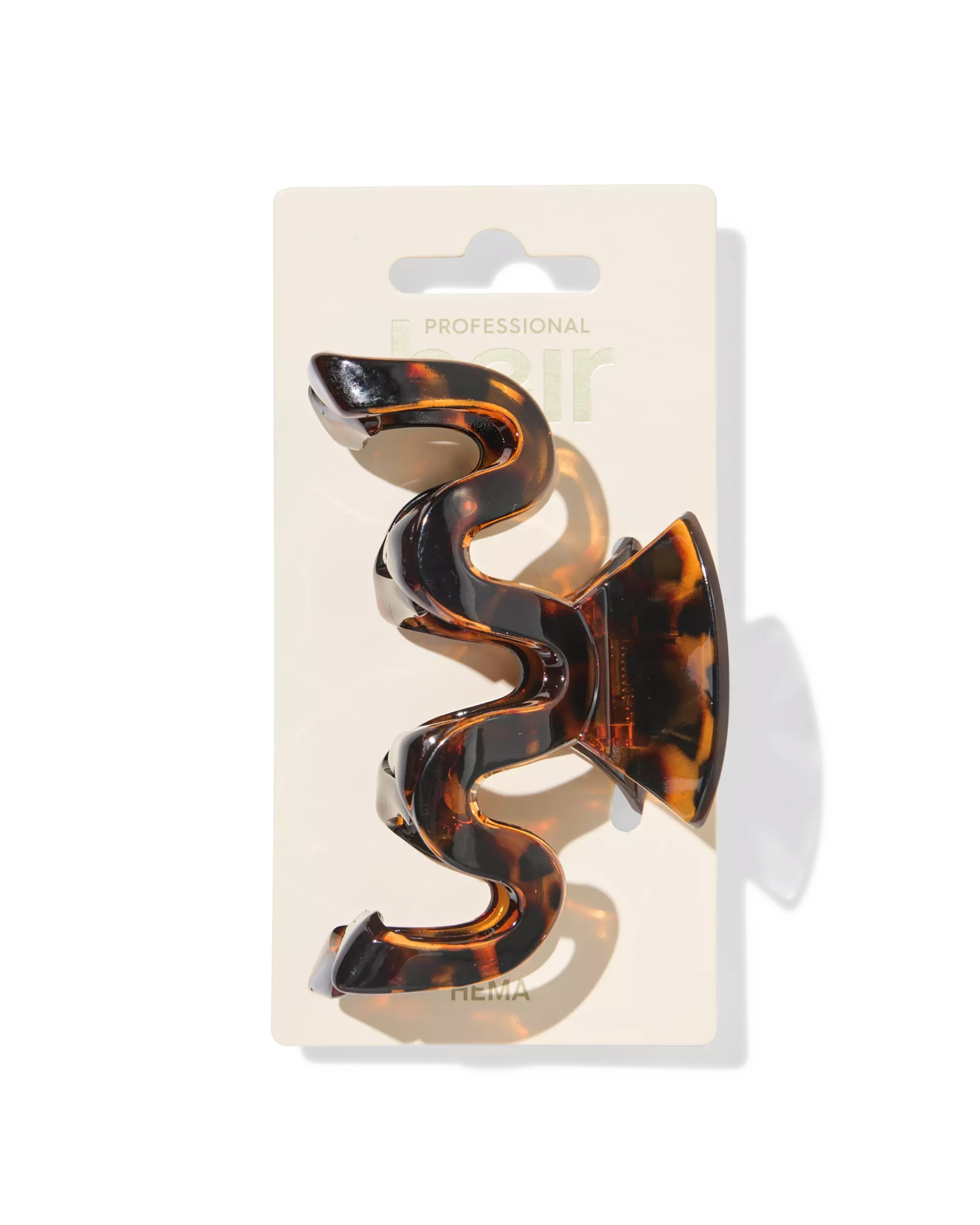 pince à cheveux 9cm tourbillon tortue