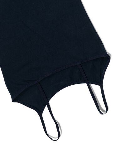 d&eacute;bardeur femme coton &agrave; bretelles spaghetti bleu fonc&eacute; bleu fonc&eacute; - 19640490DARKBLUE - HEMA