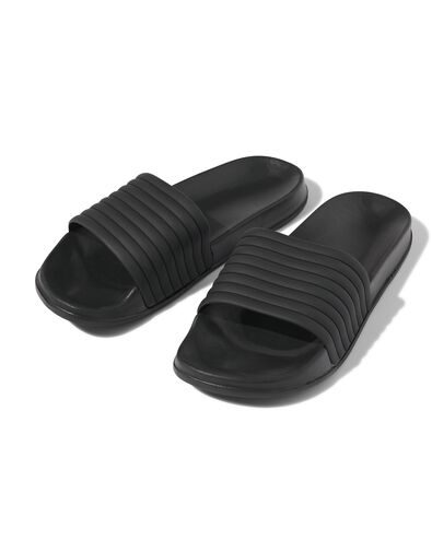sandales femme avec bride nervur&eacute;e noir noir - 34860035BLACK - HEMA
