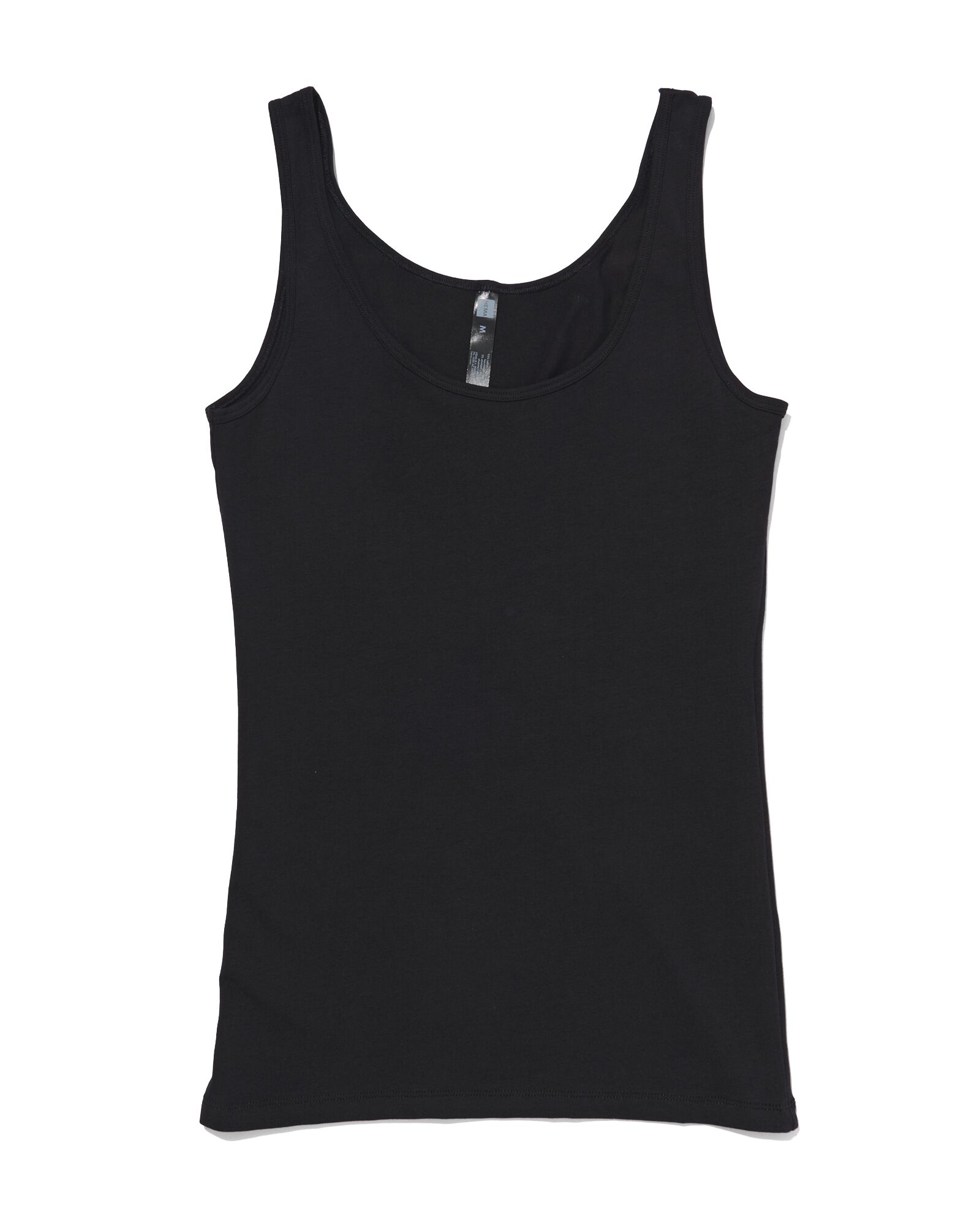Damenhemd aus Baumwolle schwarz schwarz - 19681000BLACK - HEMA