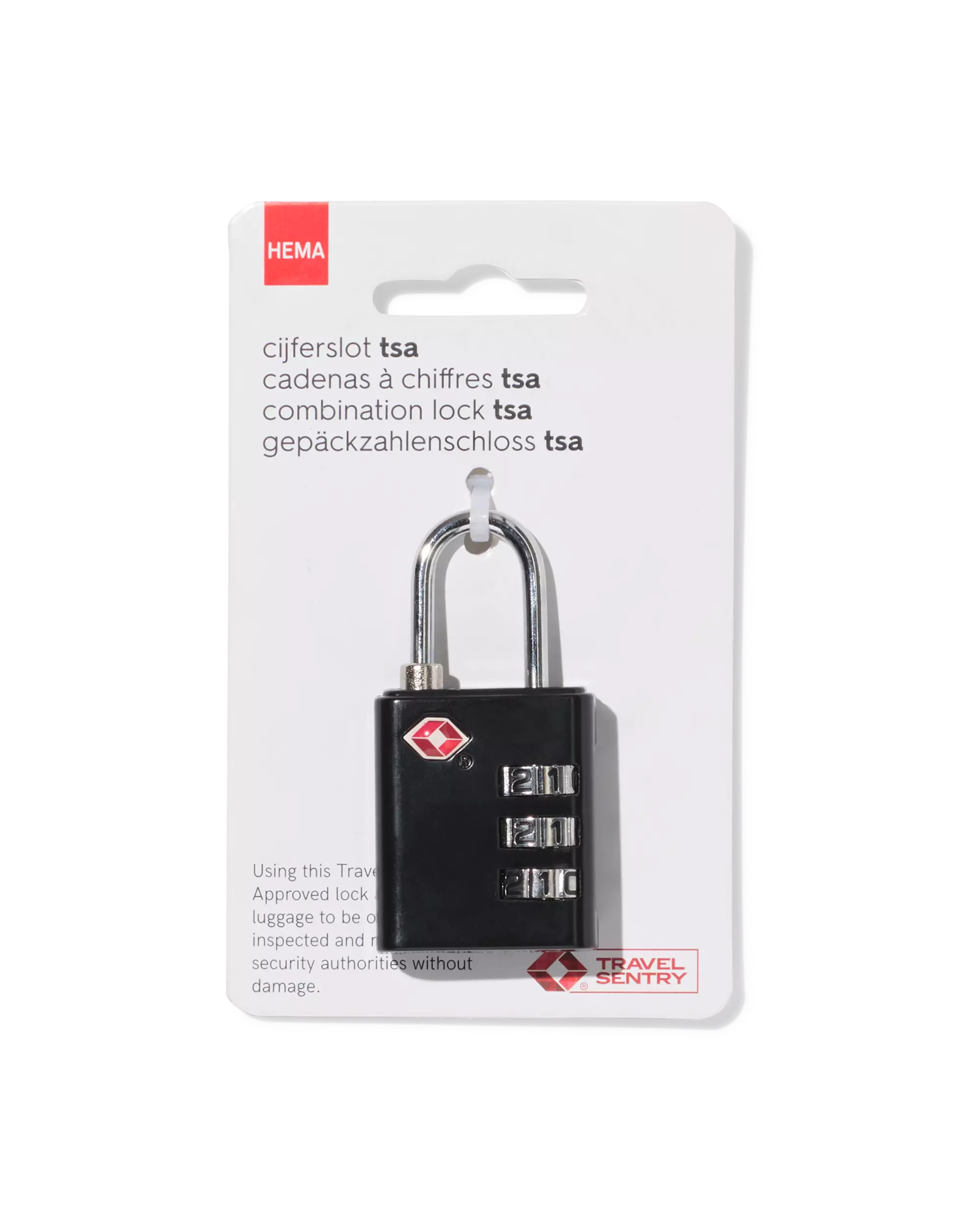 TSA cijferslot - 6.5x3