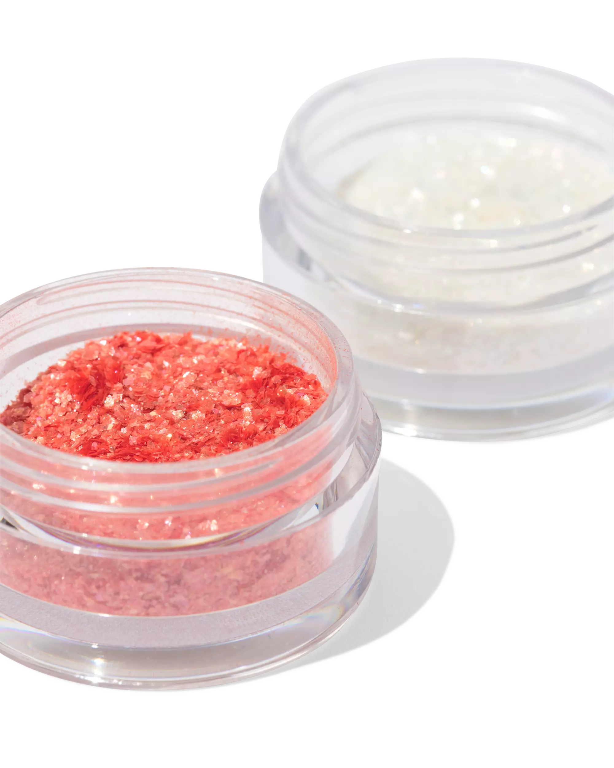 paillettes pour le corps rose-argent
