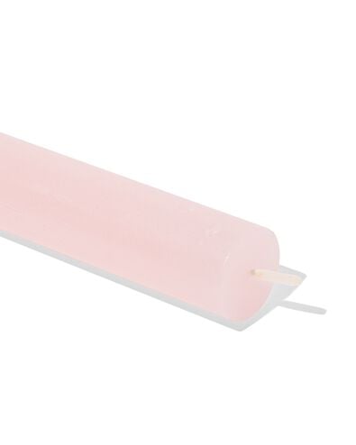 bougie longue rustique &Oslash;2,2x27 cm rose p&acirc;le rose p&acirc;le 2.2 x 27 - 13504016 - HEMA