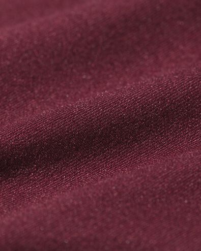 damesslip second skin micro donkerrood donkerrood - 19608504DARKRED - HEMA