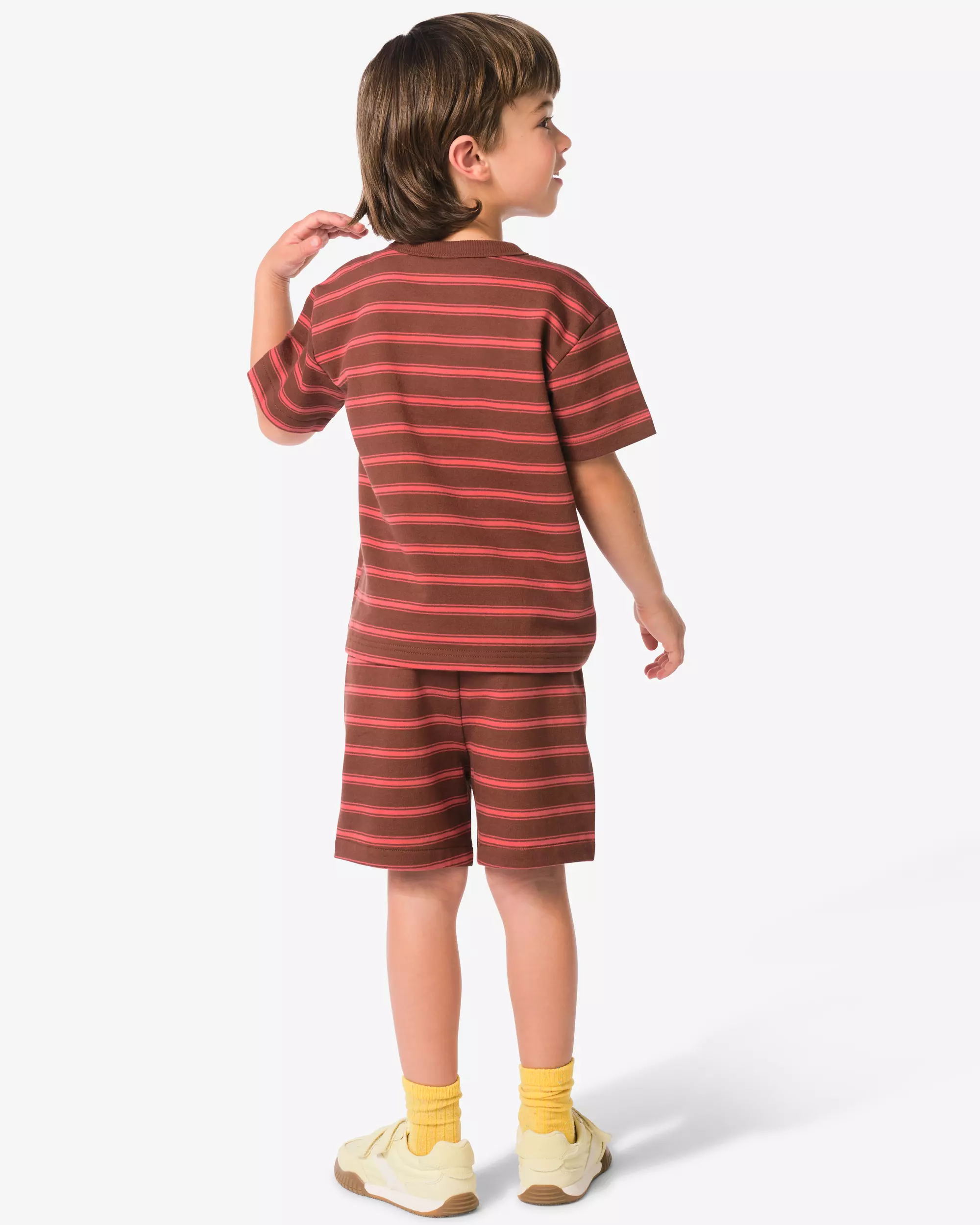 Kinder-Bekleidungsset, gestreift