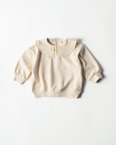 babytrui sweatstof ecru ecru - 33023180ECRU - HEMA
