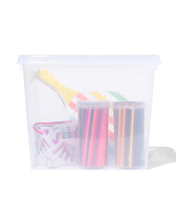 Ordnungsbox Madrid, 25 Liter, transparent, 40 x 30 x 32 cm 40 x 30 x 32 - 39890003L40X30X32 - HEMA