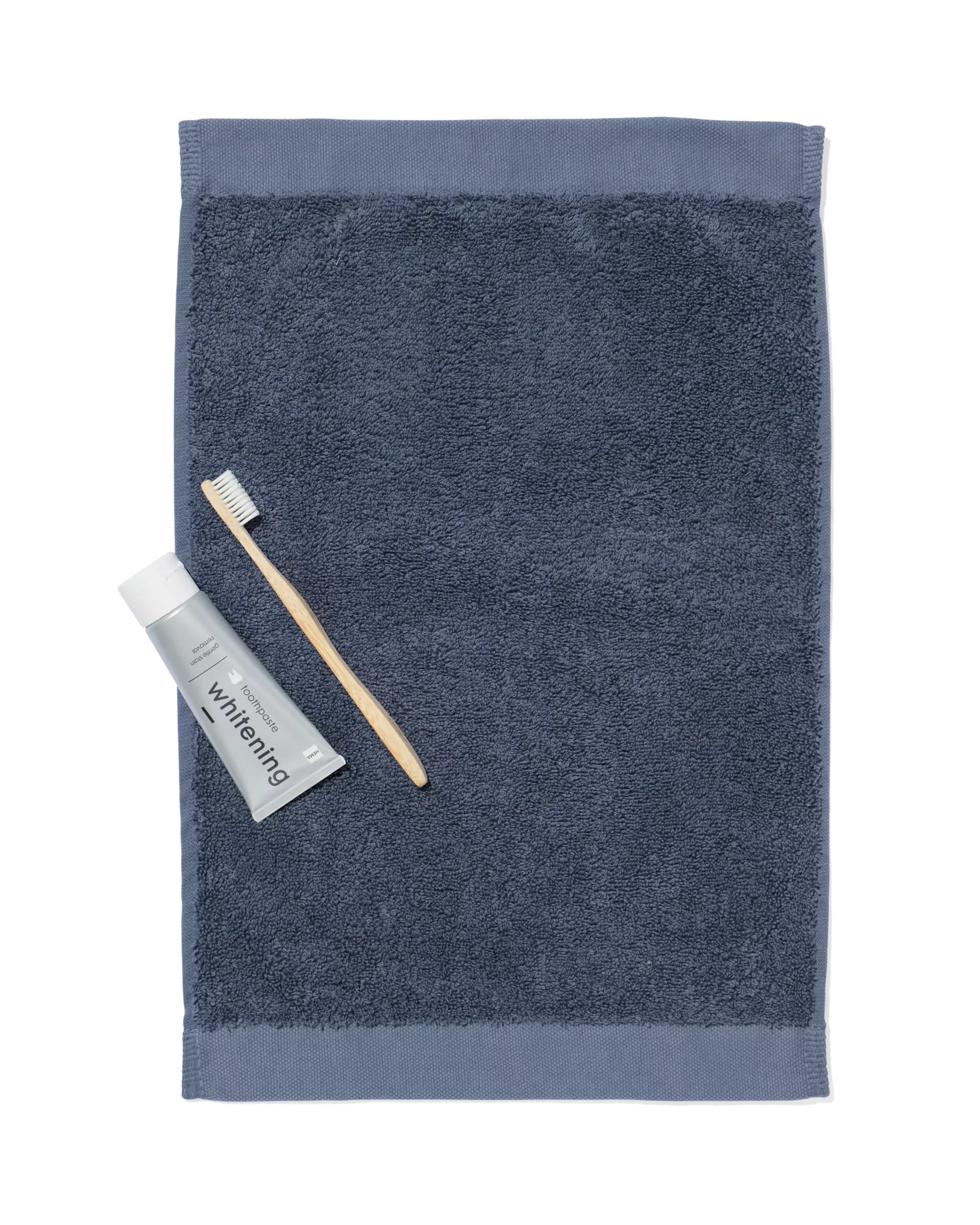 gastendoek 33x50 hotelkwaliteit extra zacht middenblauw