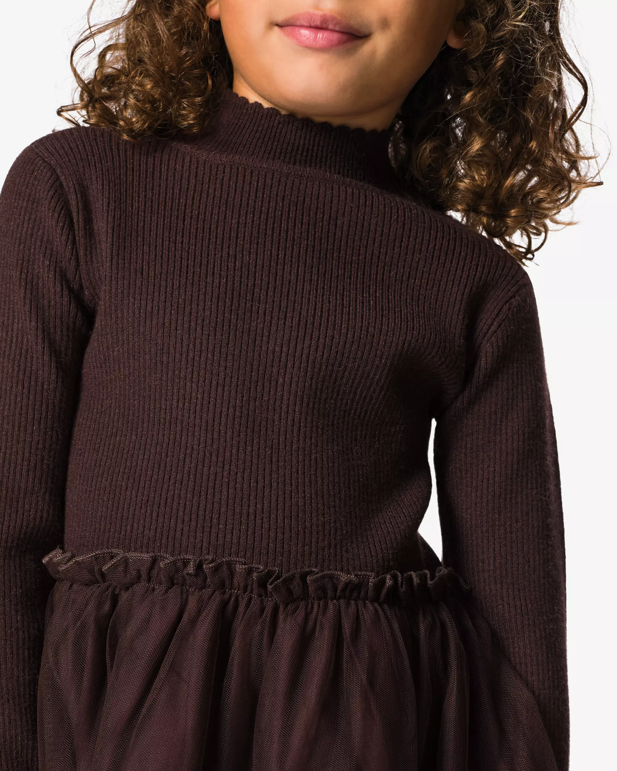 kinderjurk regular fit rib