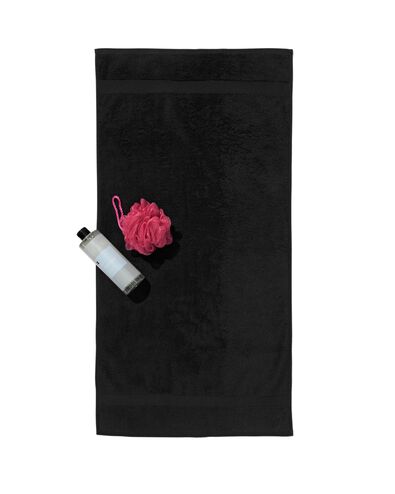 Handtuch, 50 x 100 cm, schwere Qualit&auml;t, schwarz schwarz Handtuch, 50 x 100 - 5210135 - HEMA