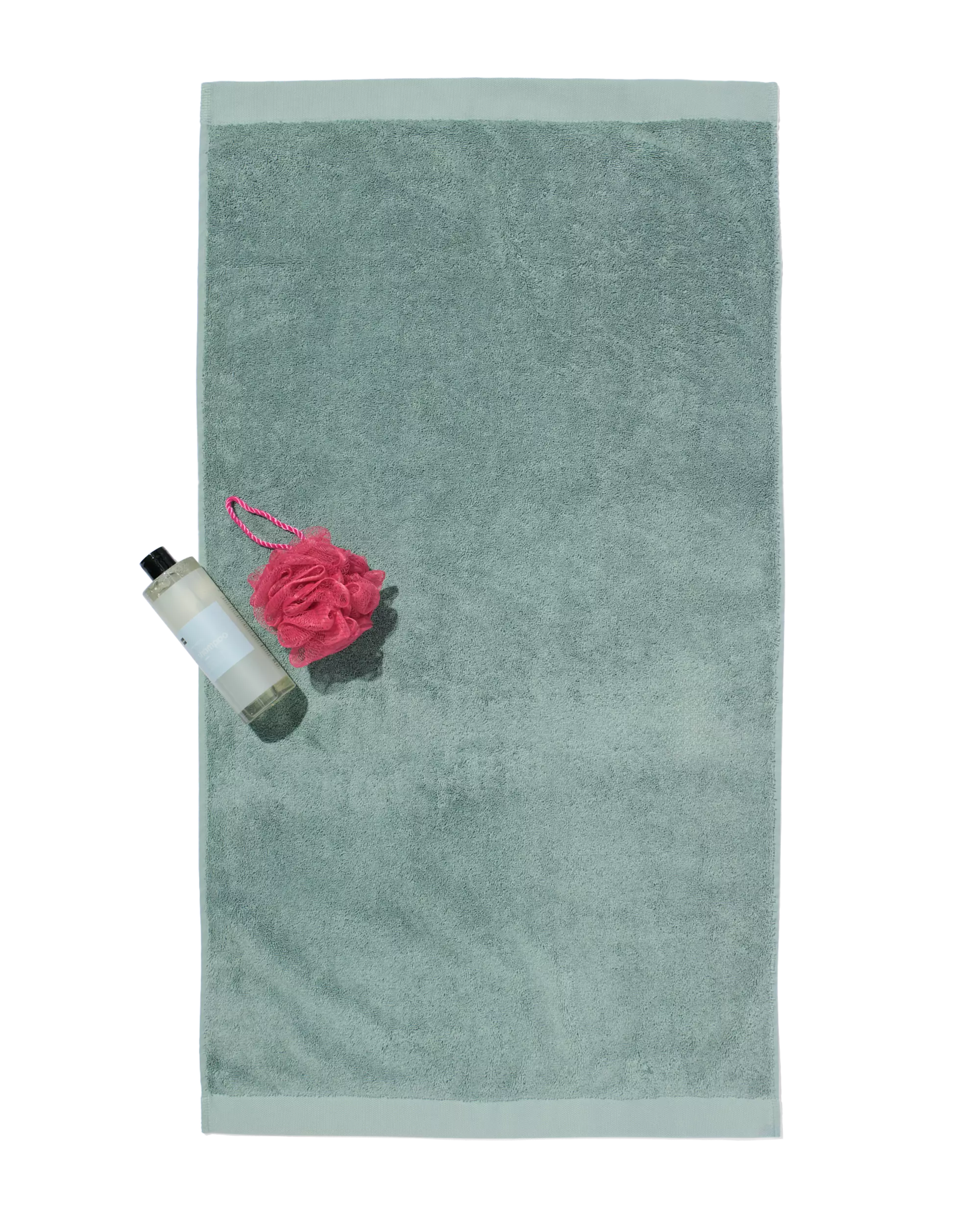 serviette de bain 60x110 qualité hôtelière extra douce bleu vert