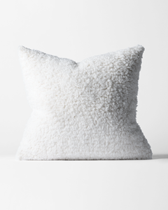 housse de coussin 40x40cm nounours blanc