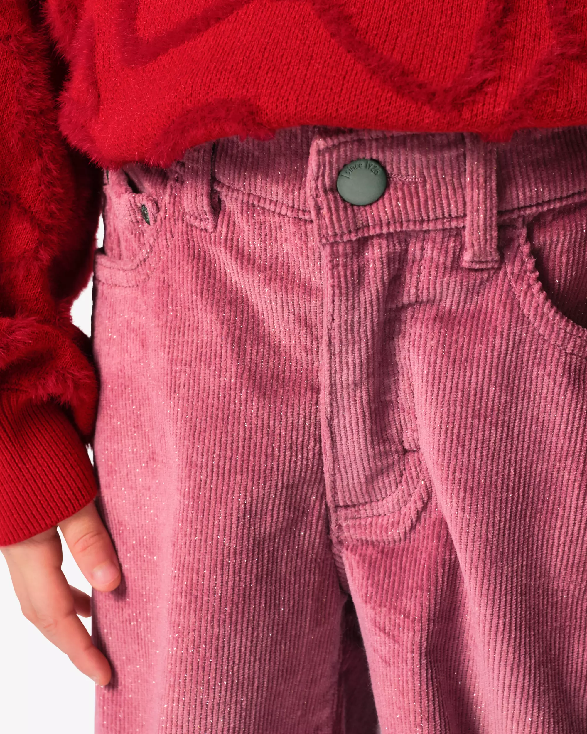 Weite Kinderhose aus Kord