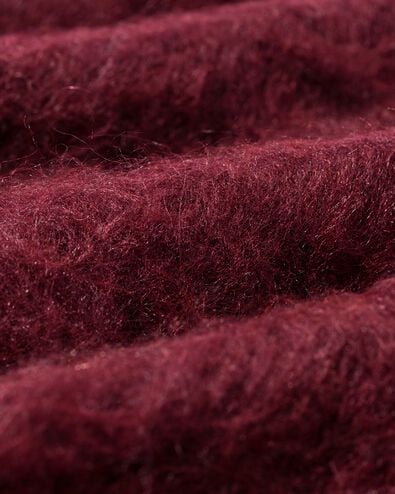 damestrui Henna fijngebreid bordeauxrood bordeauxrood - 36214690BURGUNDYRED - HEMA
