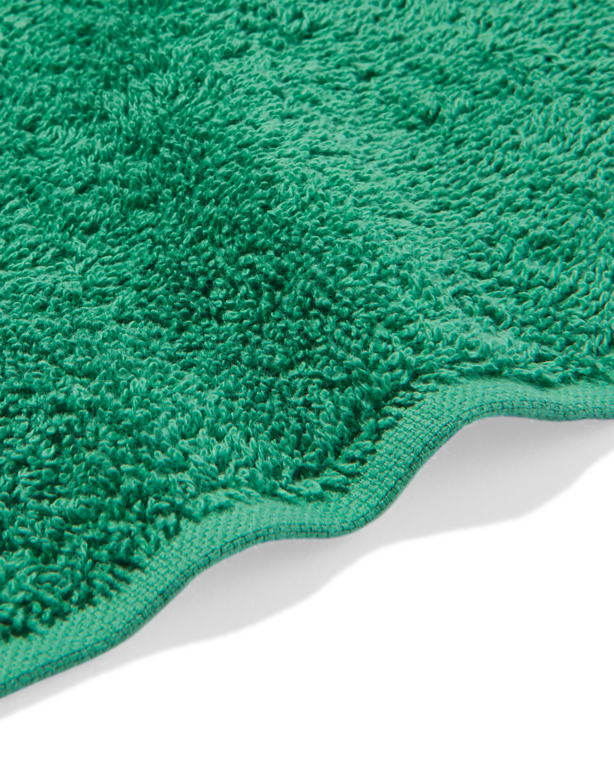 serviettes pour le visage qualité épaisse vert moyen - lot de 4