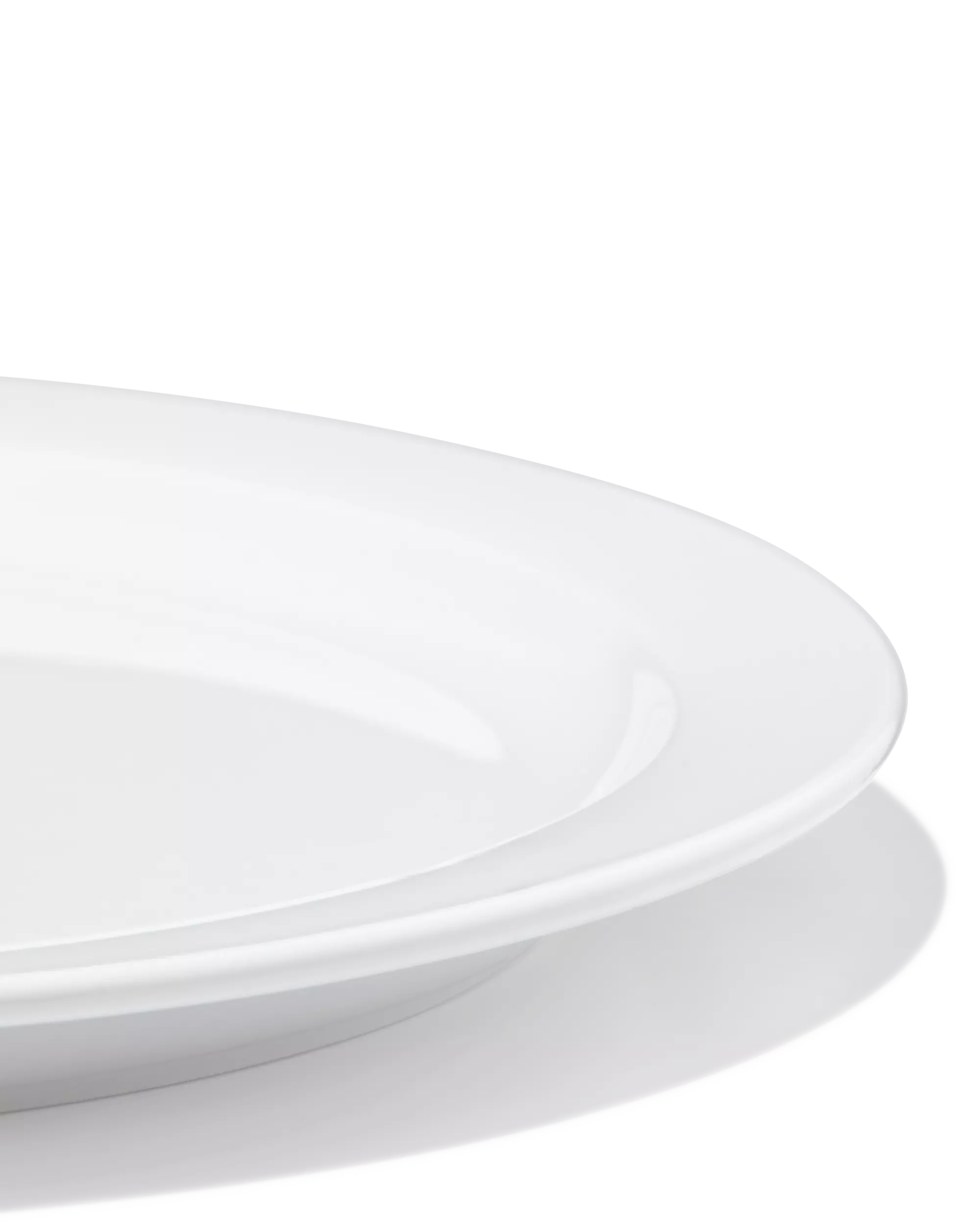 dinerbord Ø26cm Alledag porselein wit - 4 stuks
