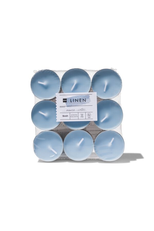 geur sfeerlichten linen - 18 stuks