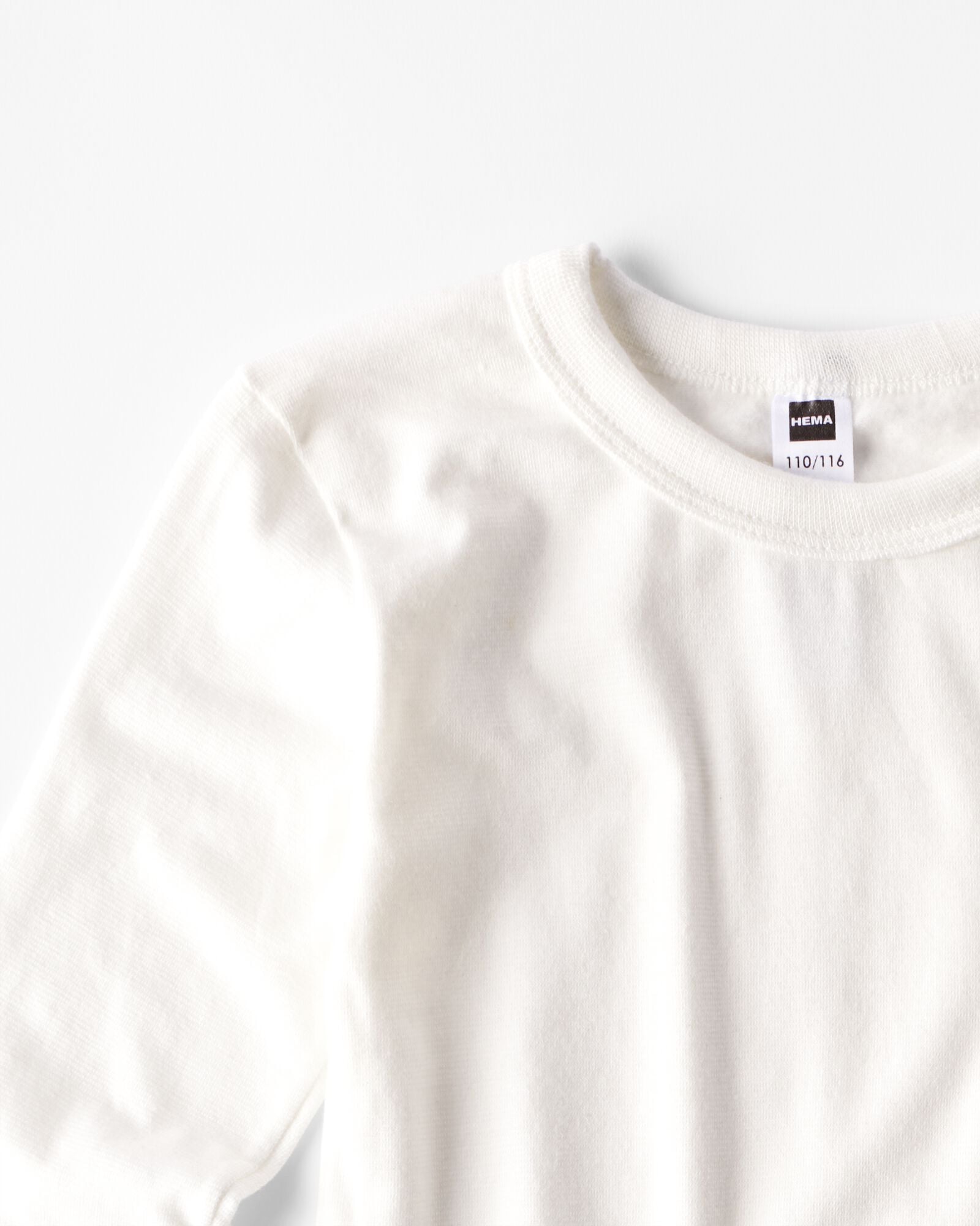 kinder thermo T-shirt wit wit - 19302530WHITE - HEMA
