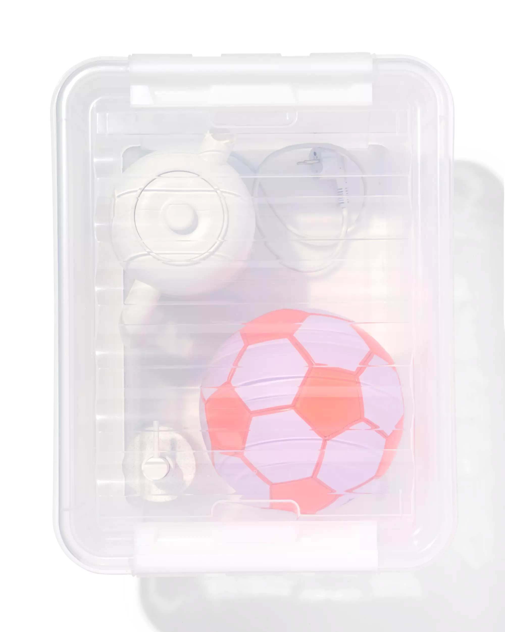 opbergbox 32L London transparant 50x39x26