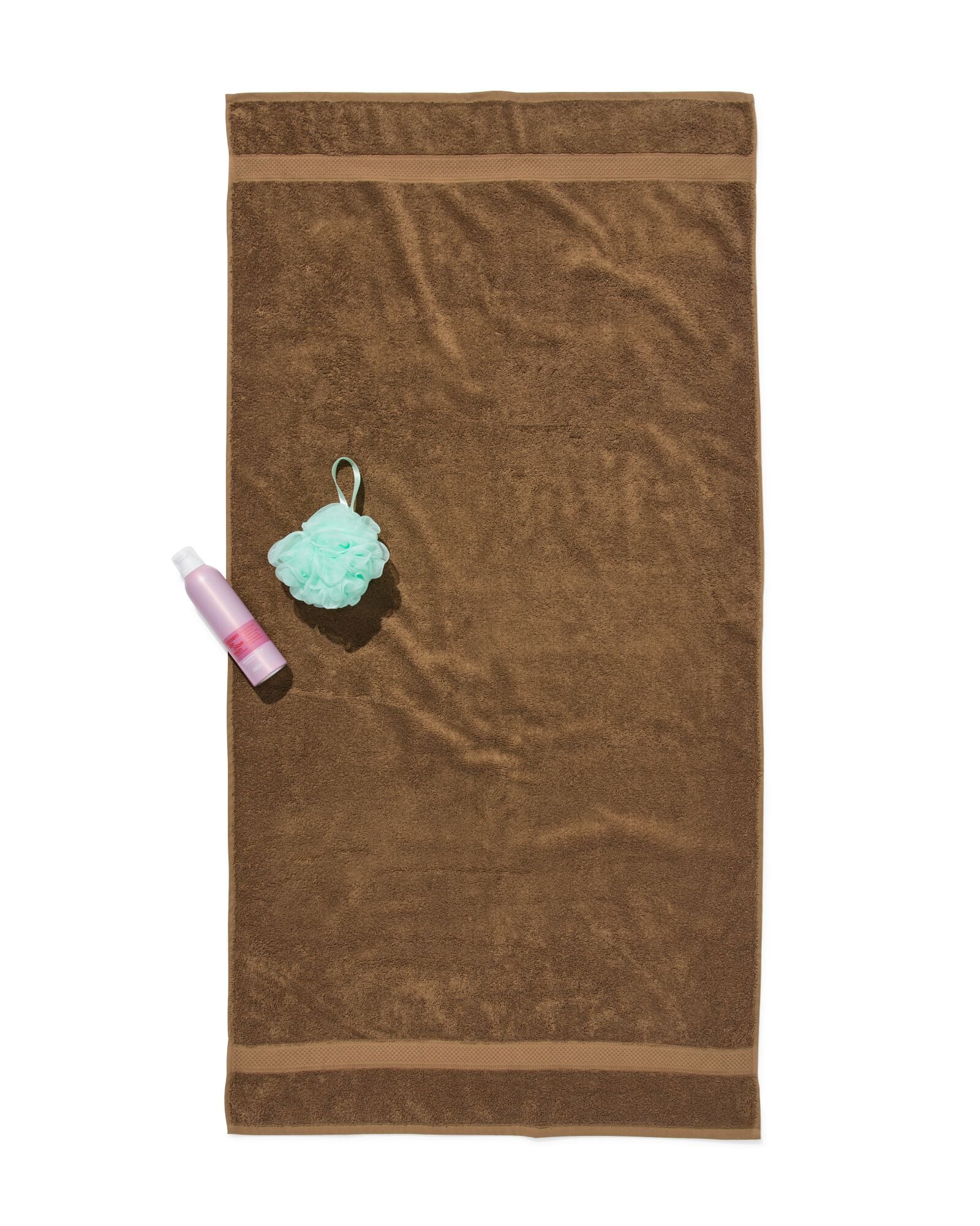 serviette 70x140 cm qualit&eacute; sup&eacute;rieur marron moyen marron moyen serviette 70 x 140 - 5200292 - HEMA