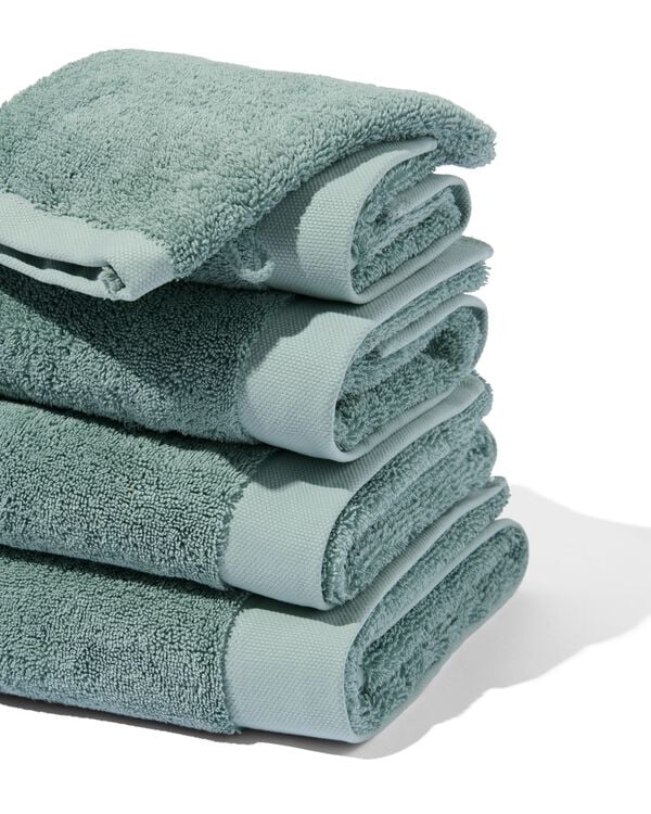 handdoeken - hotel extra zacht zeegroen zeegroen - 5284607SEAGREEN - HEMA