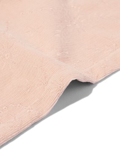 kinderbroek wijde fit corduroy bloemen roze roze - 30867607PINK - HEMA