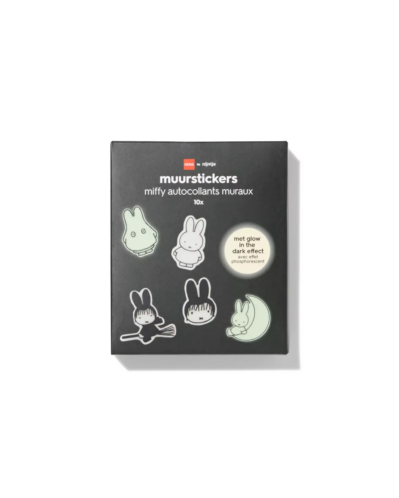 nijntje muurstickers glow-in-the-dark Halloween - 10 stuks