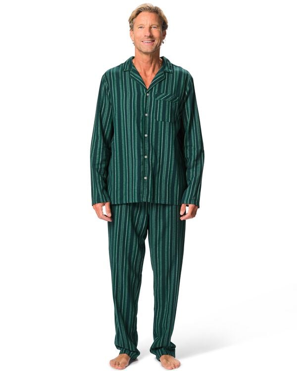 pyjama ray&eacute; homme bleu fonc&eacute; bleu fonc&eacute; - 23634450DARKBLUE - HEMA