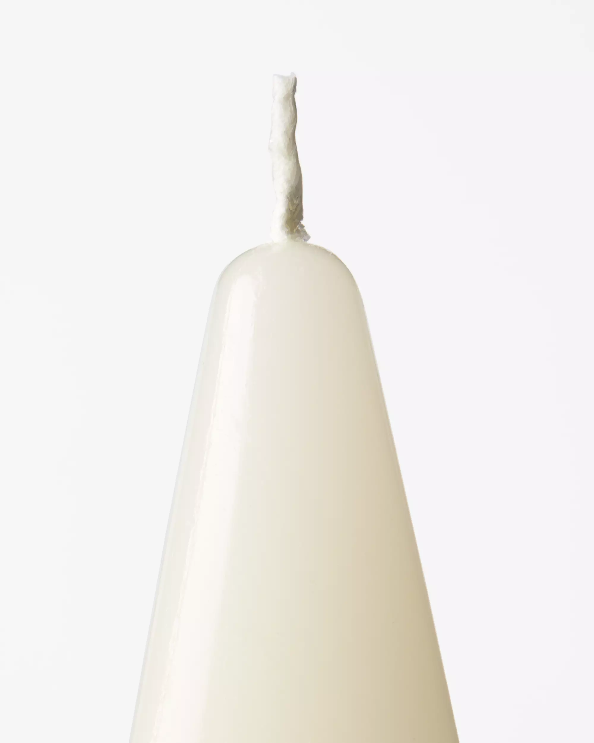 bougies longues XL ⌀4,3 x 27 cm torsadées couleur naturelle - lot de 2