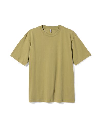 t-shirt femme Do relaxed fit vert vert - 36303520GREEN - HEMA