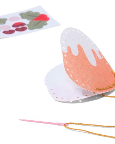 kit de bricolage pendentif bonhomme en pain d'&eacute;pices - 3 pi&egrave;ces - 41501918 - HEMA