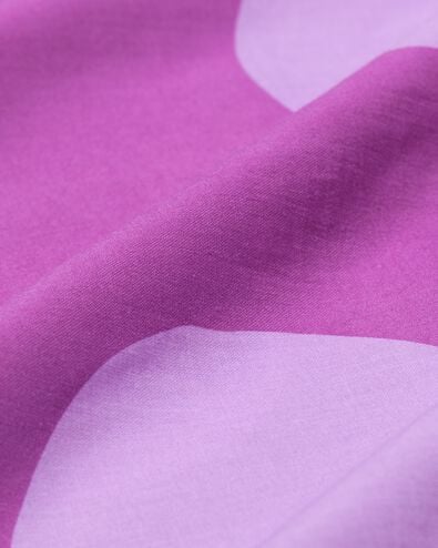 housse de couette enfant 140x200 coton doux monstre violet - 5760097 - HEMA