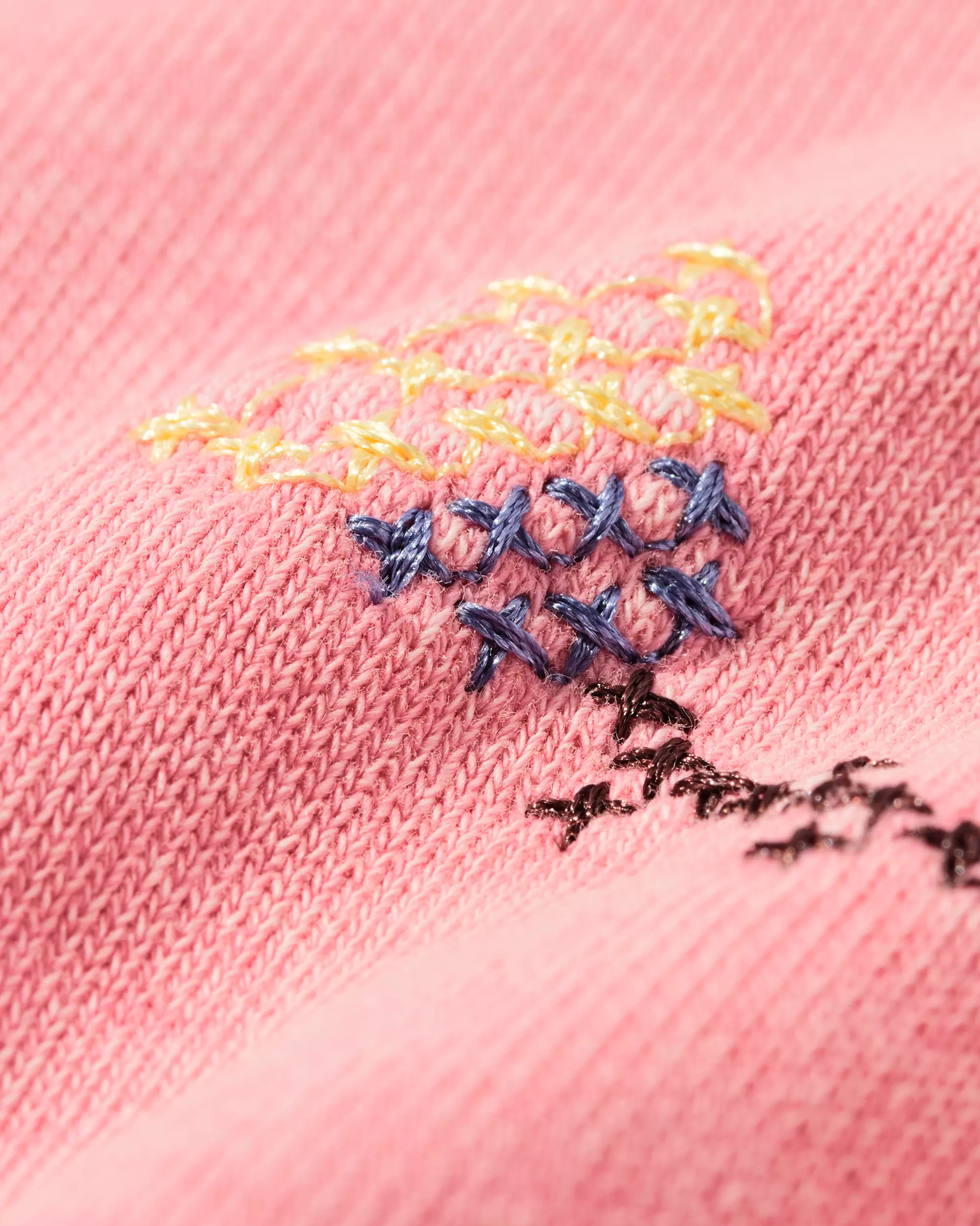 pull enfant tissu sweat fleurs